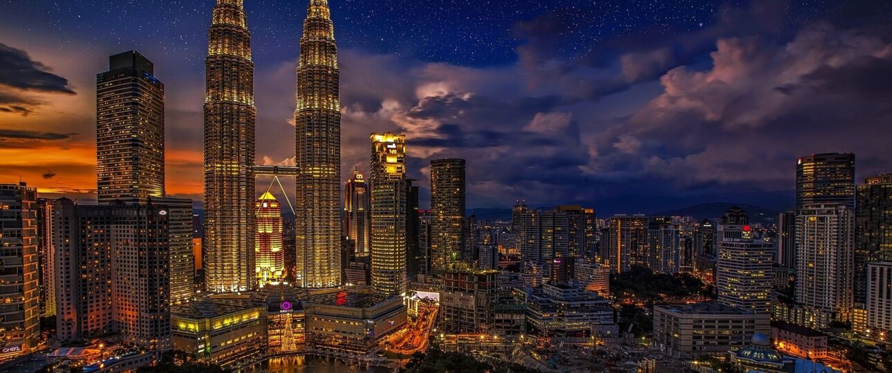 Kuala Lumpur skyline night