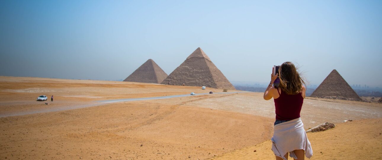 Egypt pyramids tourist