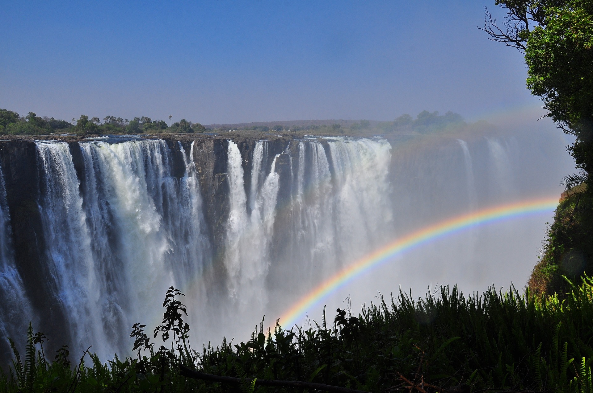 Victoria Falls rainbow